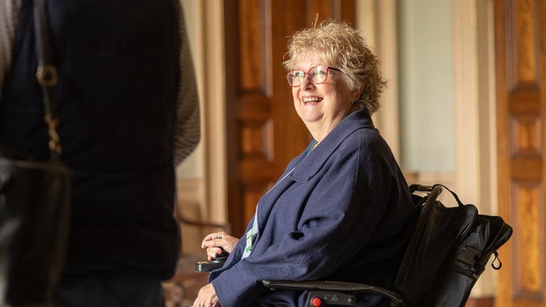 Volunteers at work at Berrington Hall, Herefordshire